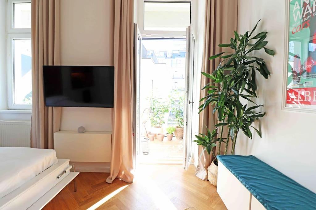 Smart Apt Mit Balkon Am Augarten Park Naehe Zentrum เวียนนา ภายนอก รูปภาพ